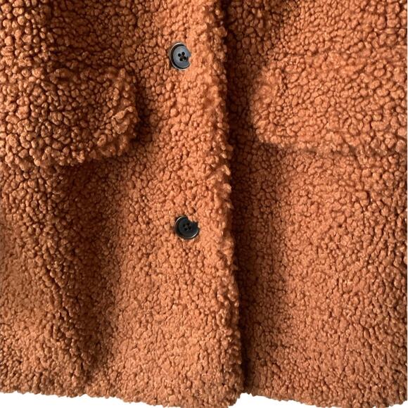 J Crew Teddy Sherpa Coat, size M - Picture 5 of 8